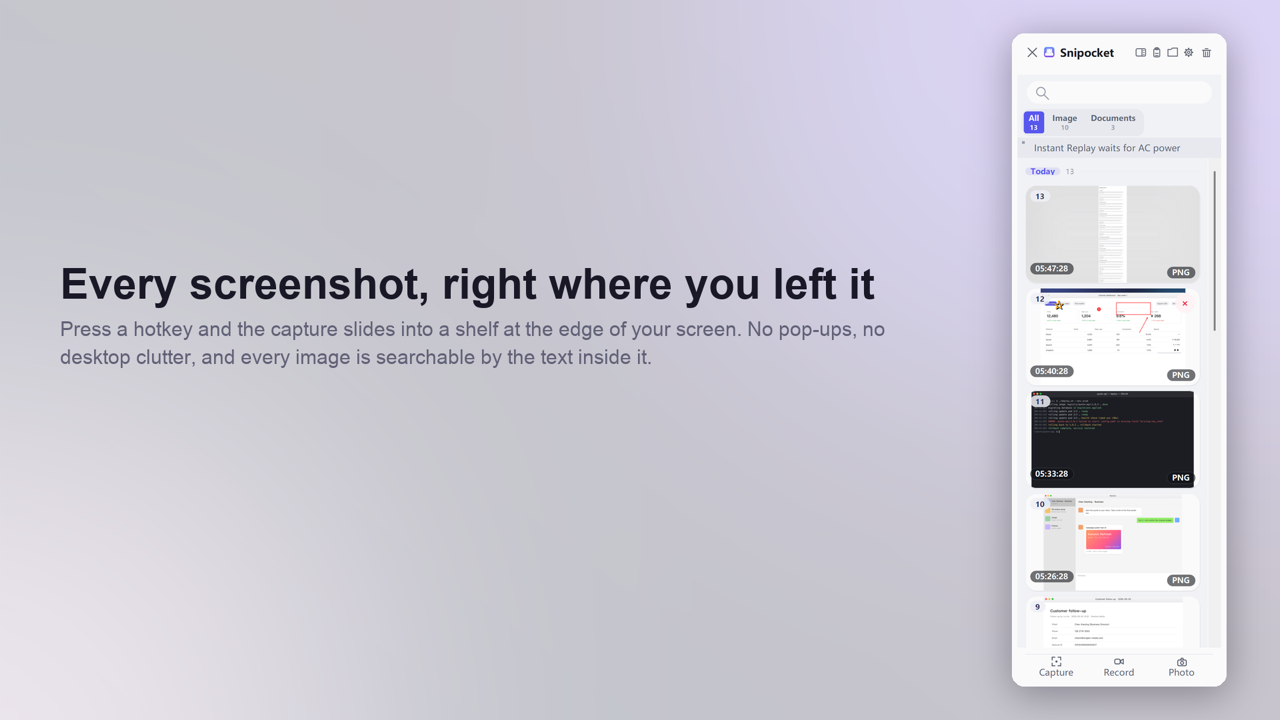像屉 Snipocket 截图1
