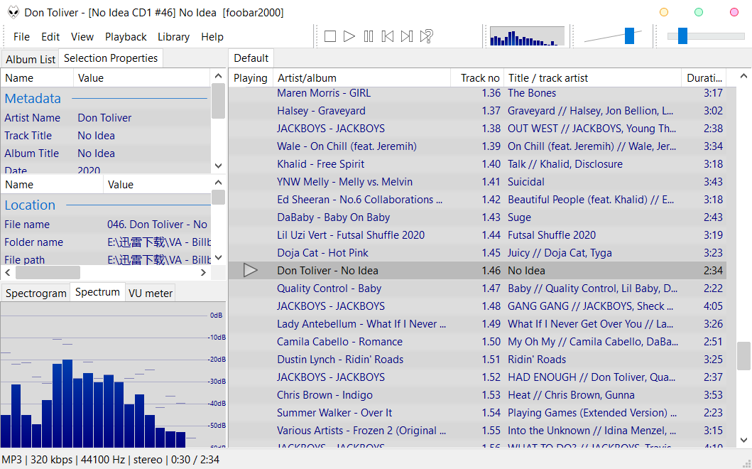 Foobar2000 截图3