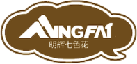 明辉七色花 logo